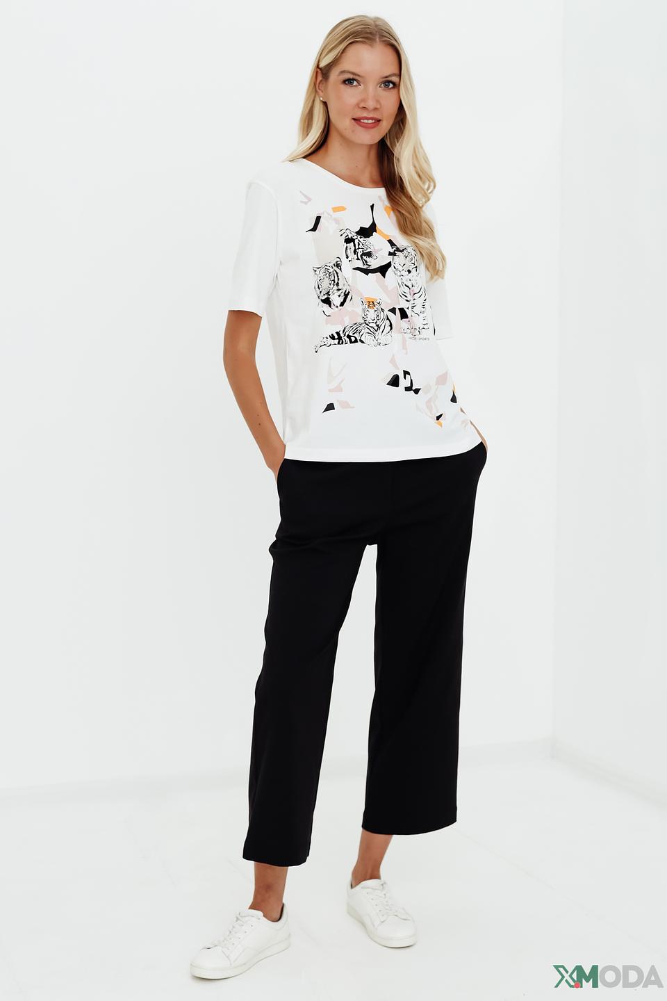 Футболка Marc Cain Sports с тиграми