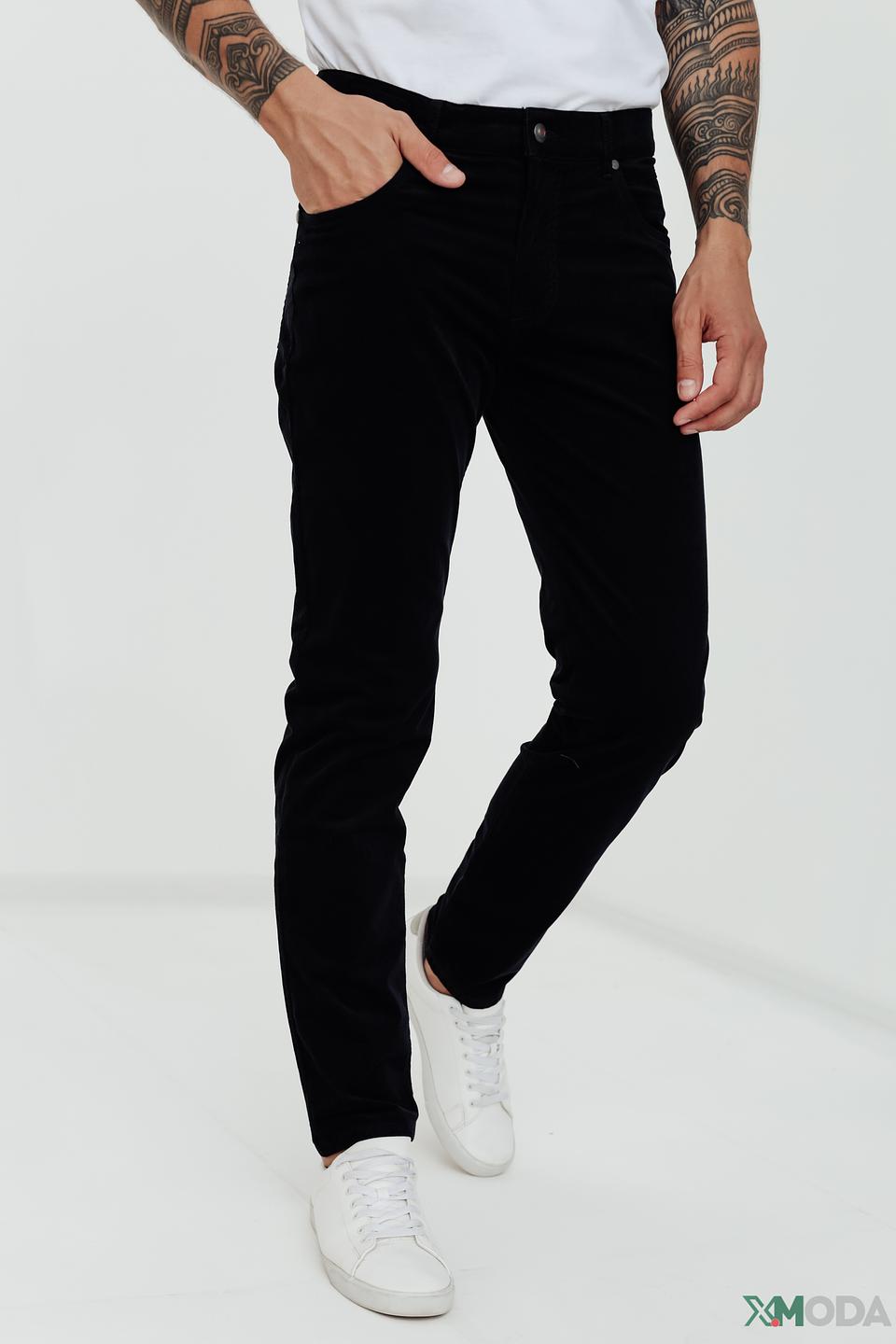 Брюки вельветовые Bugatti чёрные