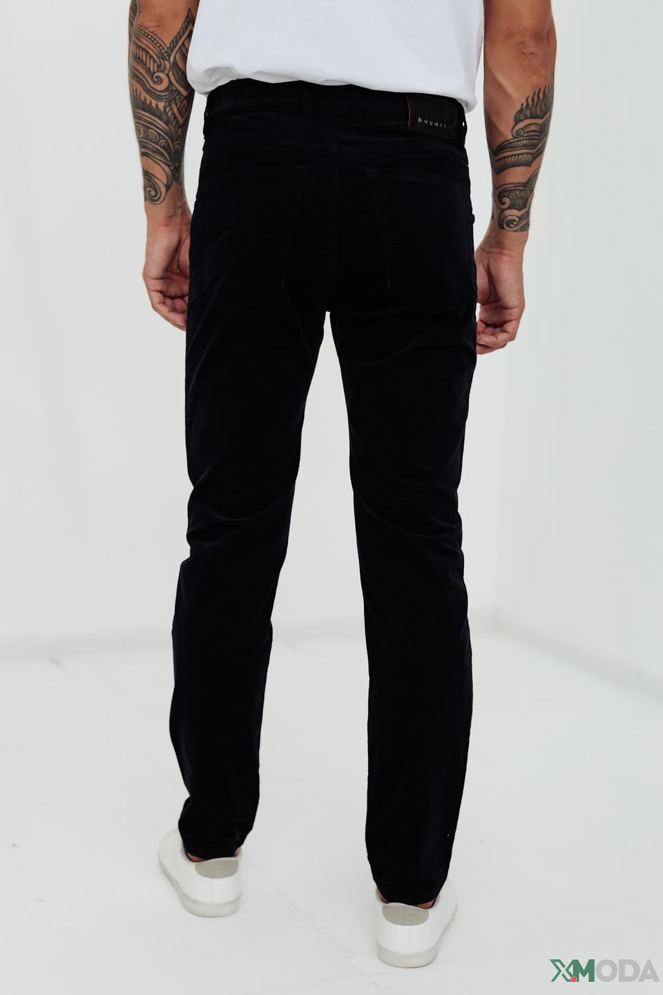 Брюки вельветовые Bugatti чёрные