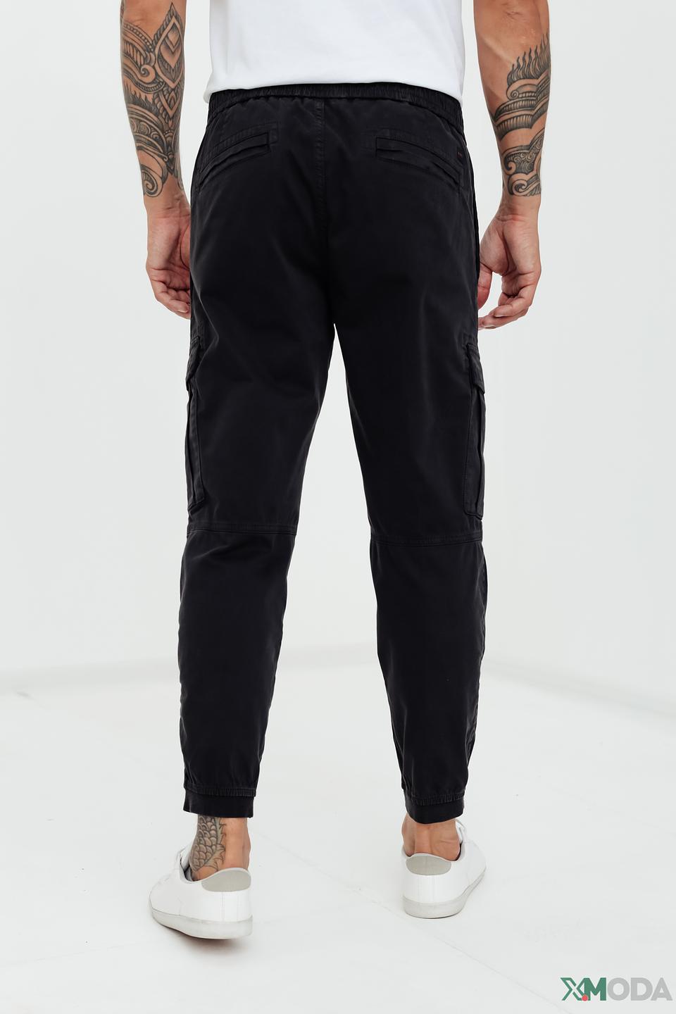 Брюки Boss Orange карго чёрные