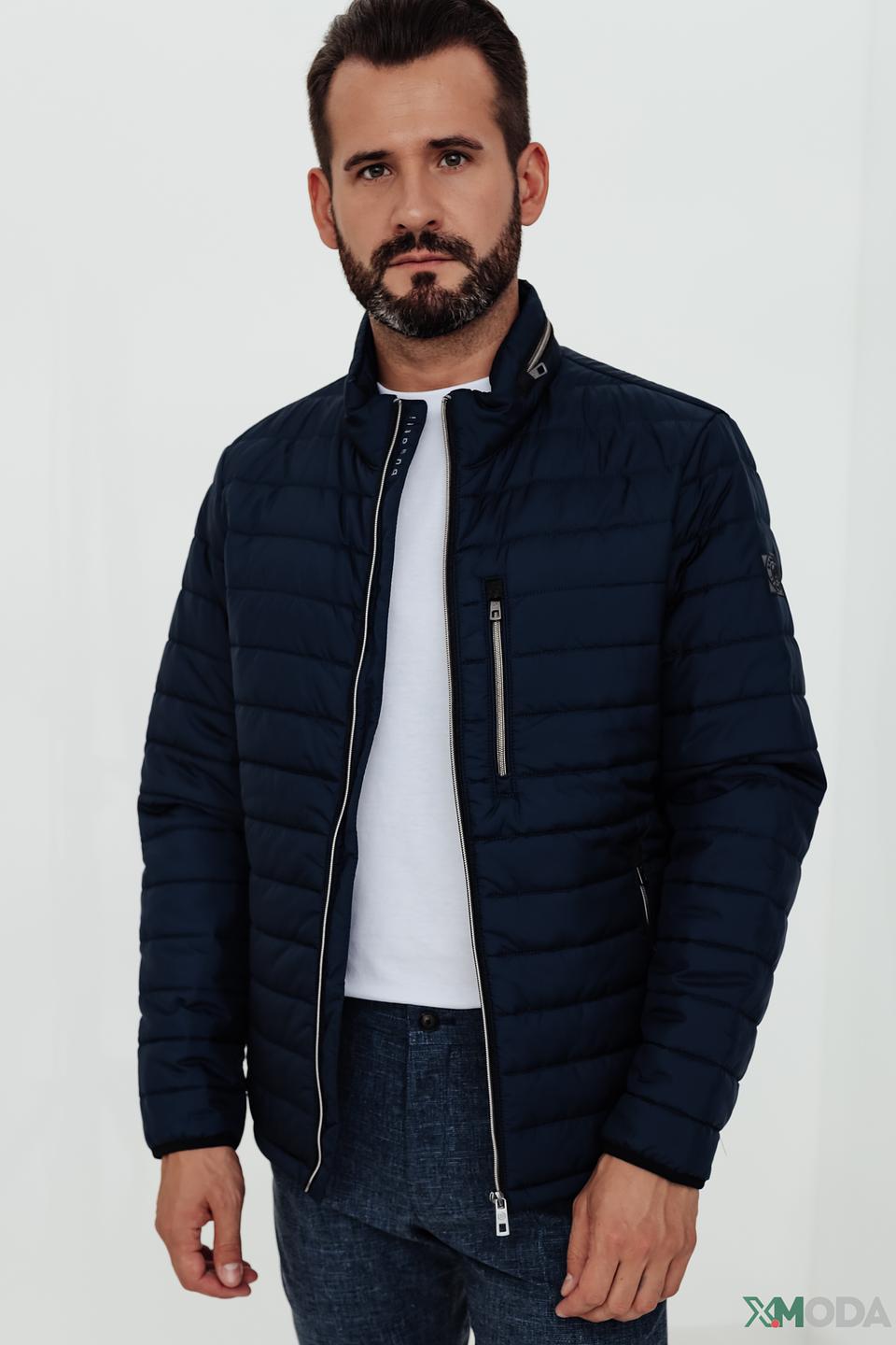 Куртка Bugatti стеганая синяя