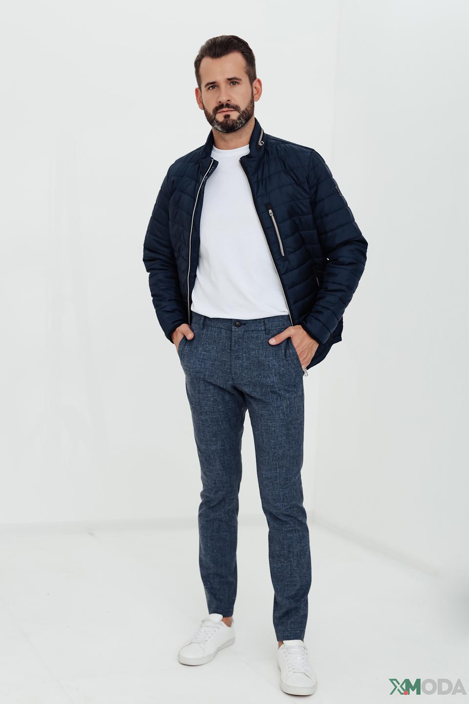 Куртка Bugatti стеганая синяя