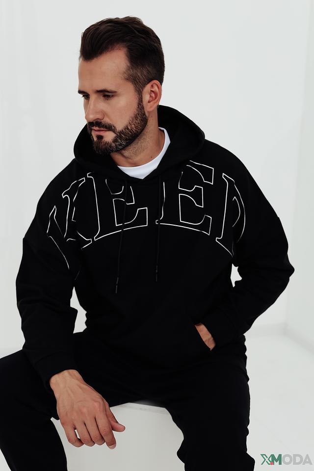 Толстовка Pezzo с надписью KEEP чёрная