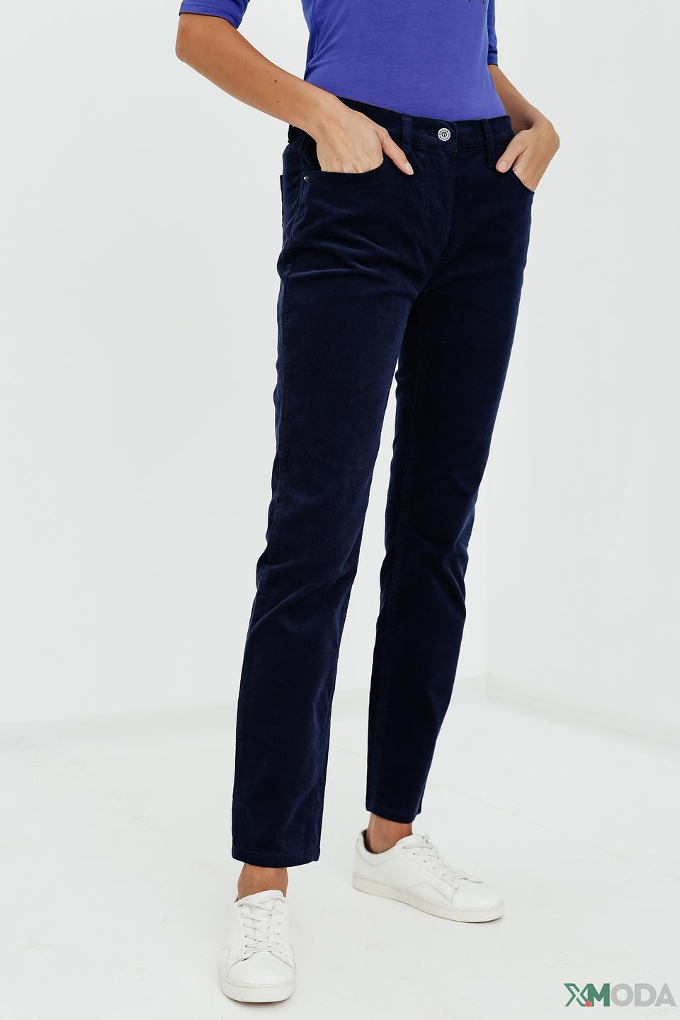 Брюки вельветовые Pezzo синие