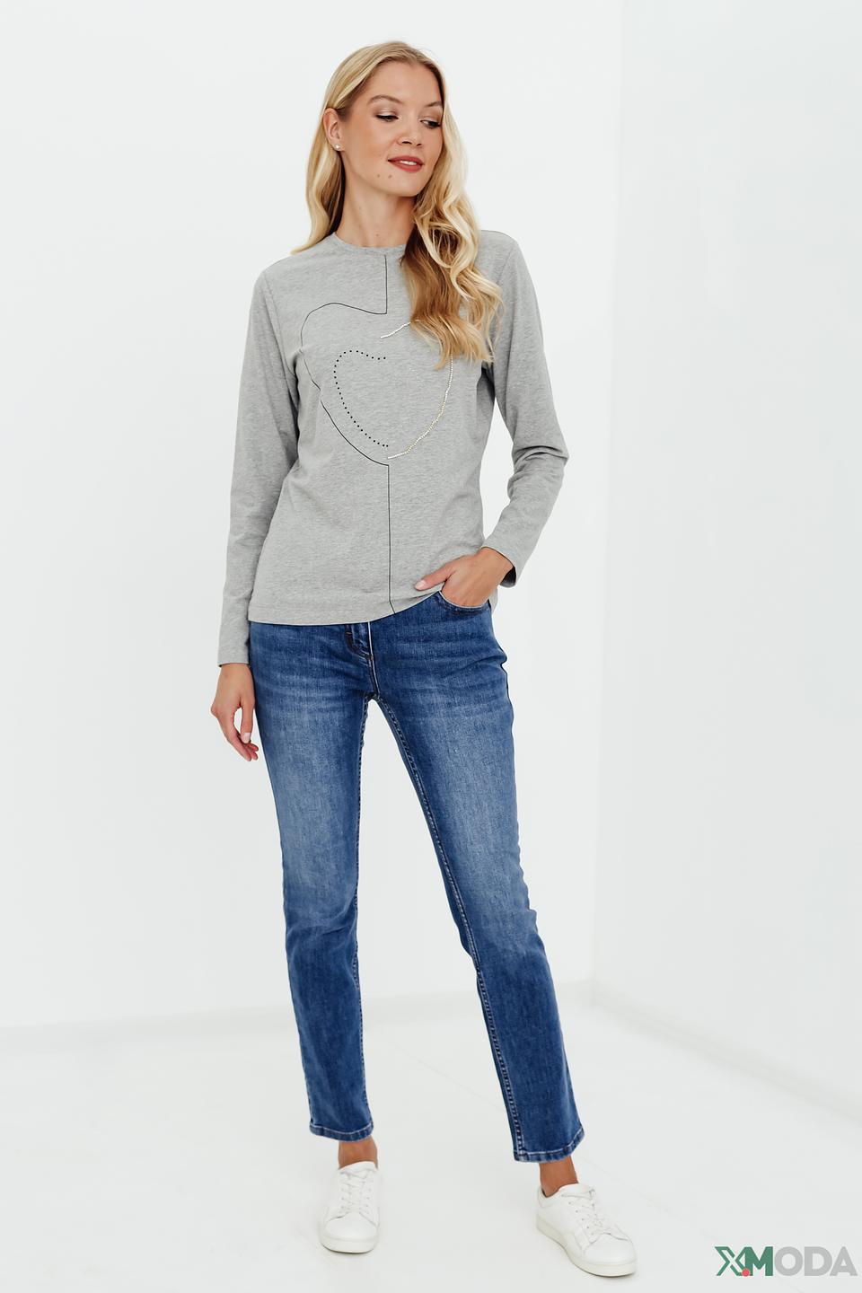 Джинсы Pezzo с потертостями