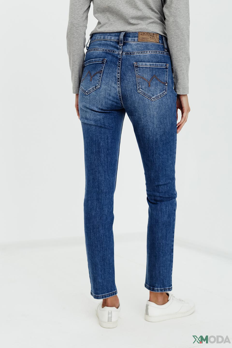 Джинсы Pezzo с потертостями