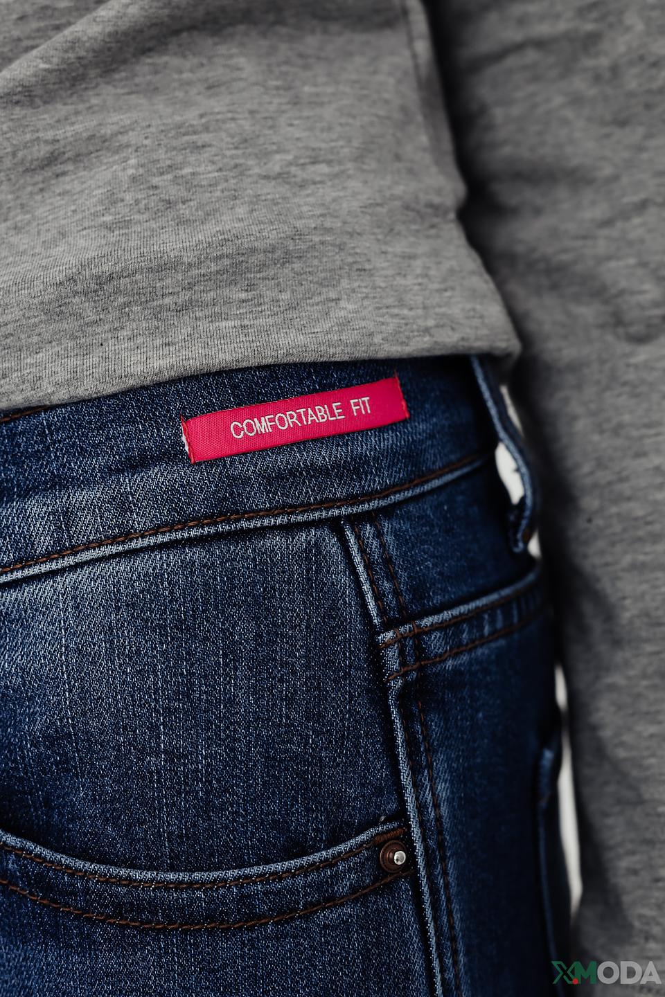 Джинсы Pezzo с потертостями