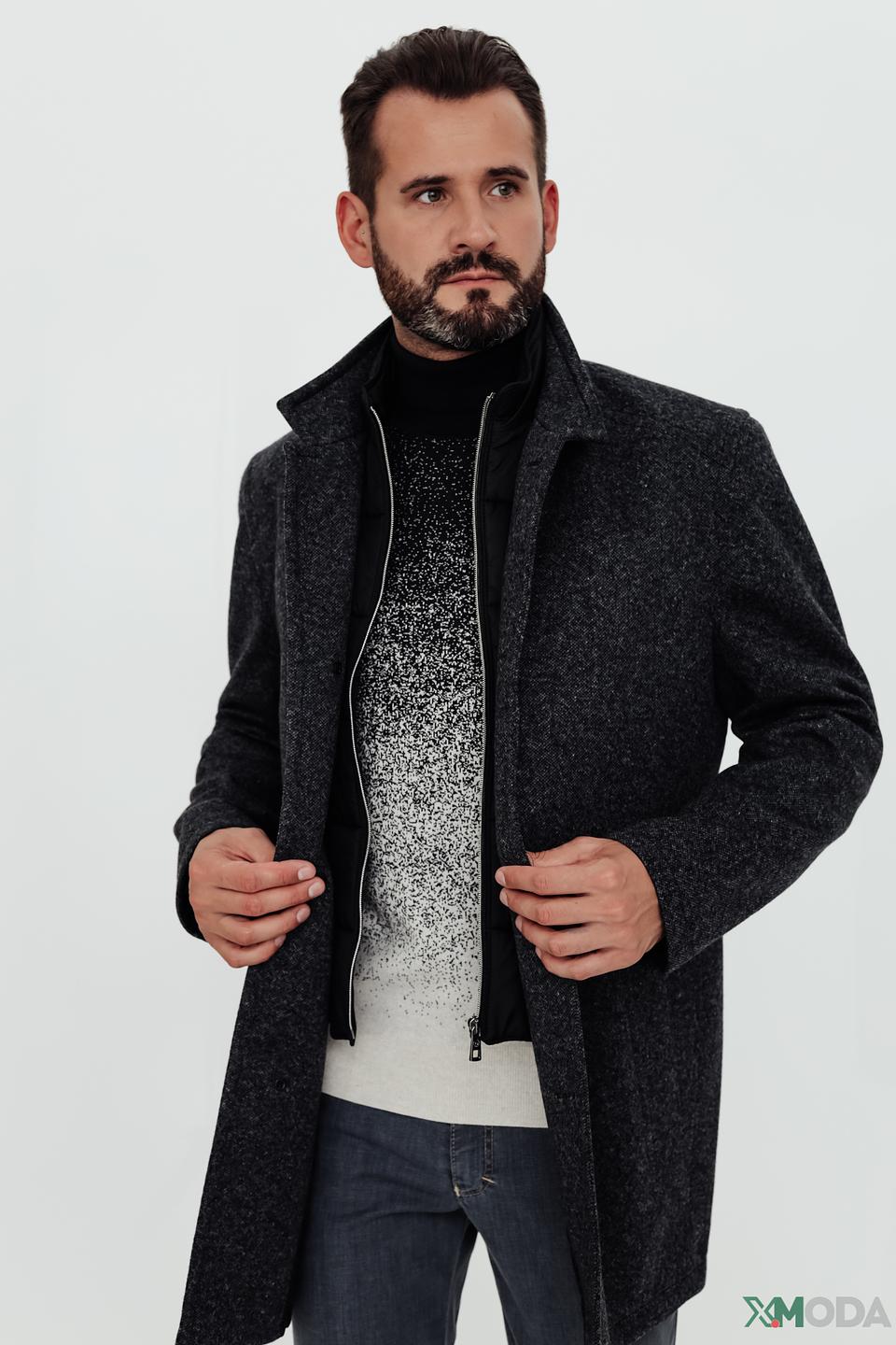 Пальто Bugatti меланж