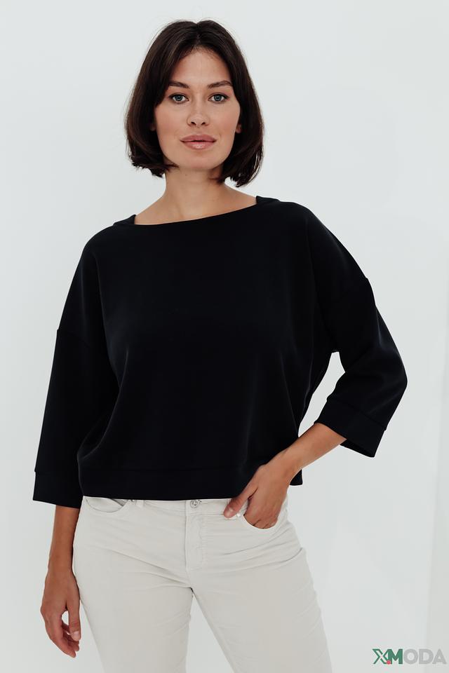 Пуловер Margittes чёрный с 3/4 рукавом