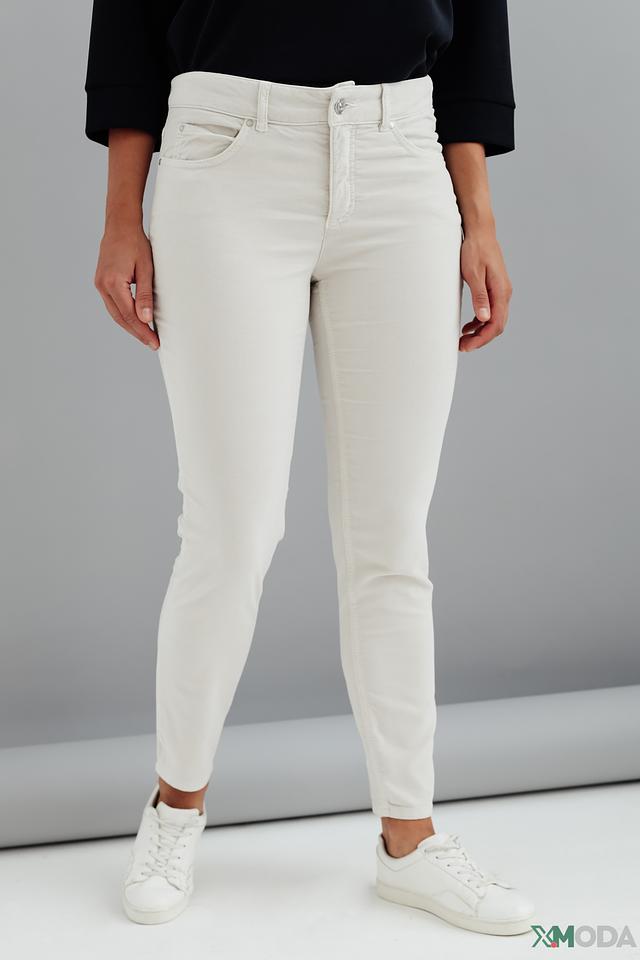 Брюки Oui белые slim fit