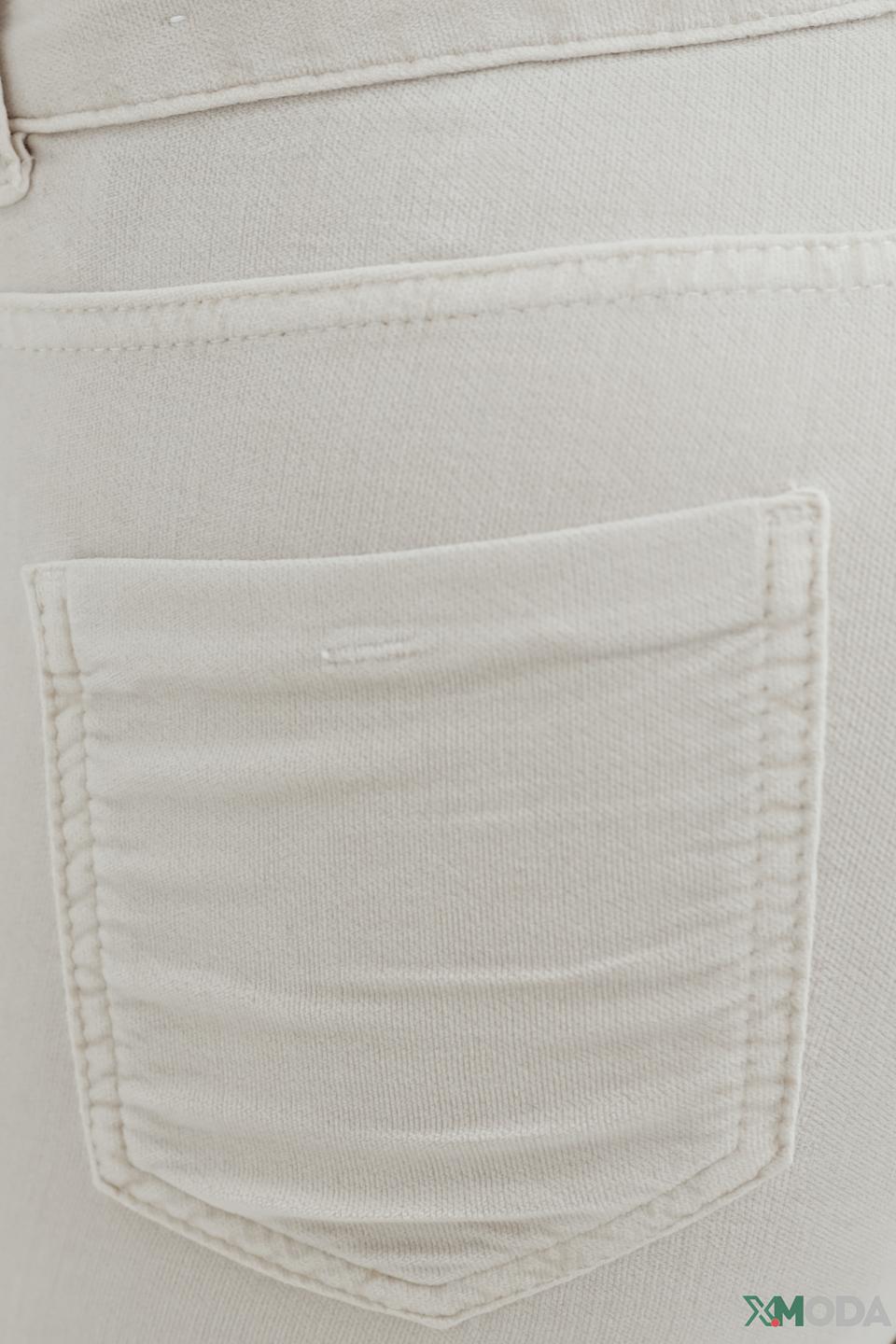 Брюки Oui белые slim fit