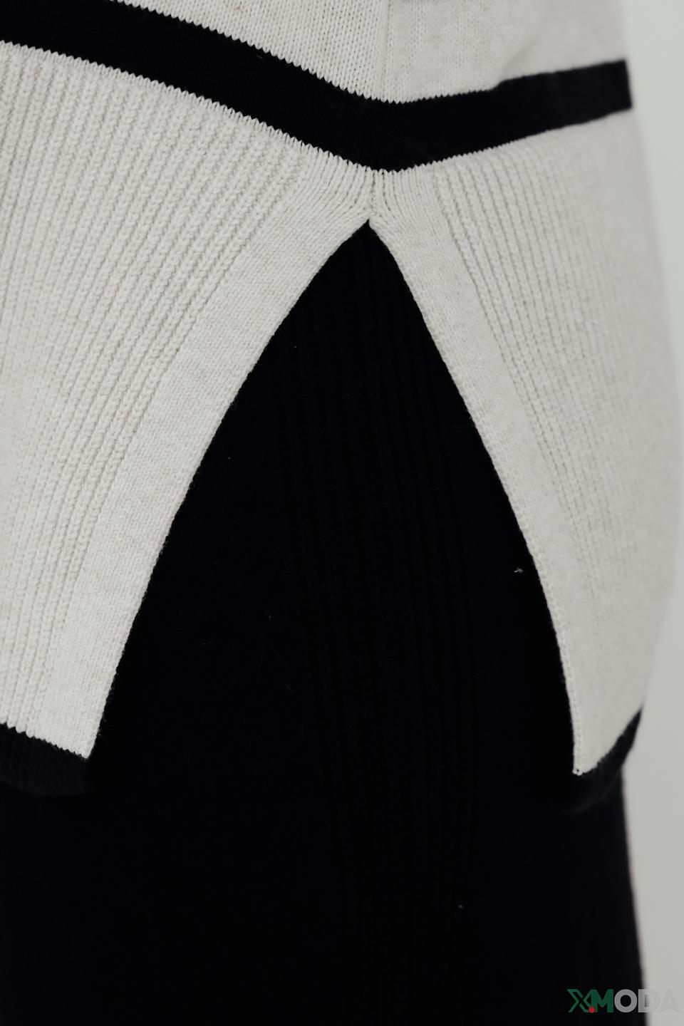 Пуловер Oui в полоску