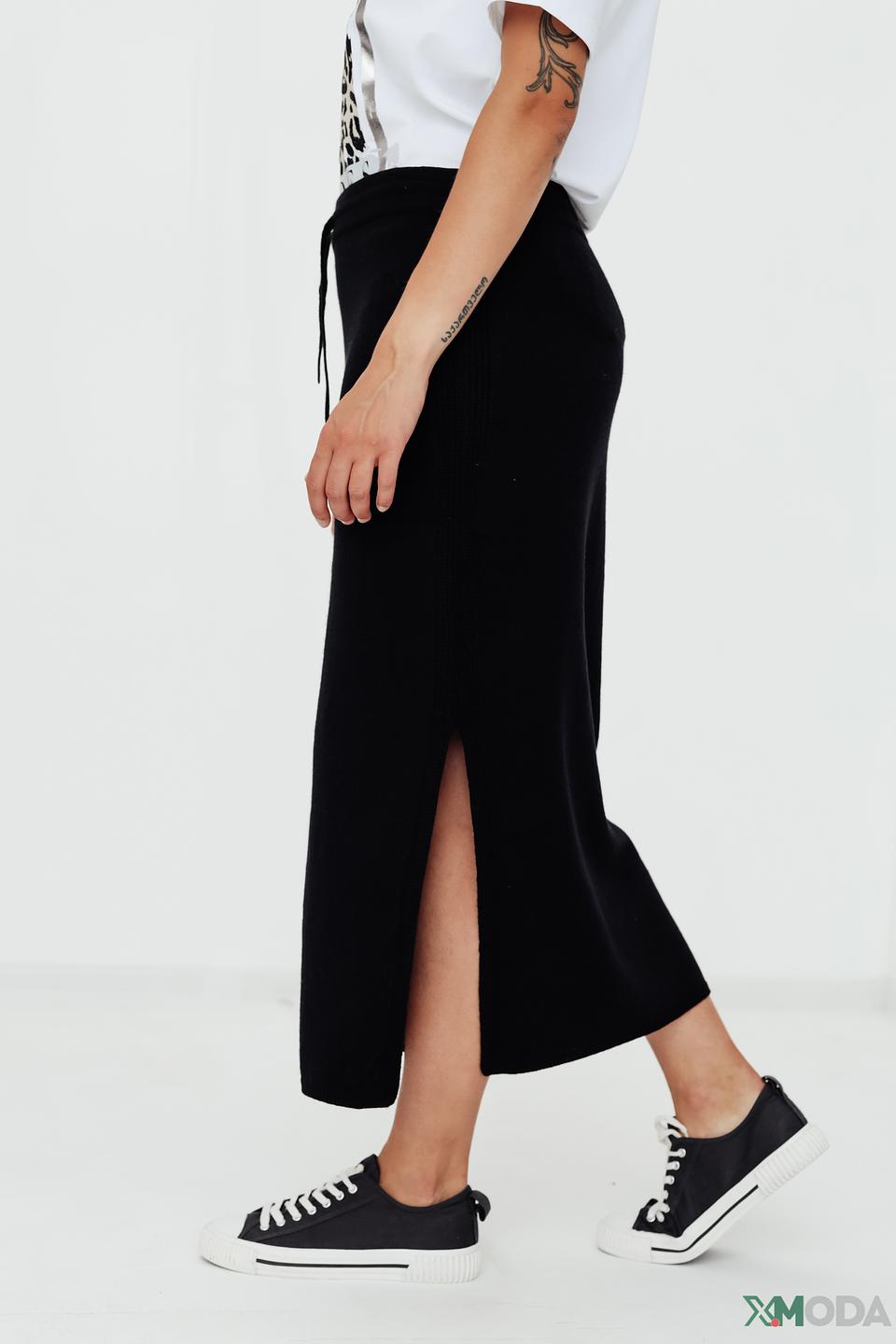 Юбка Oui чёрная миди