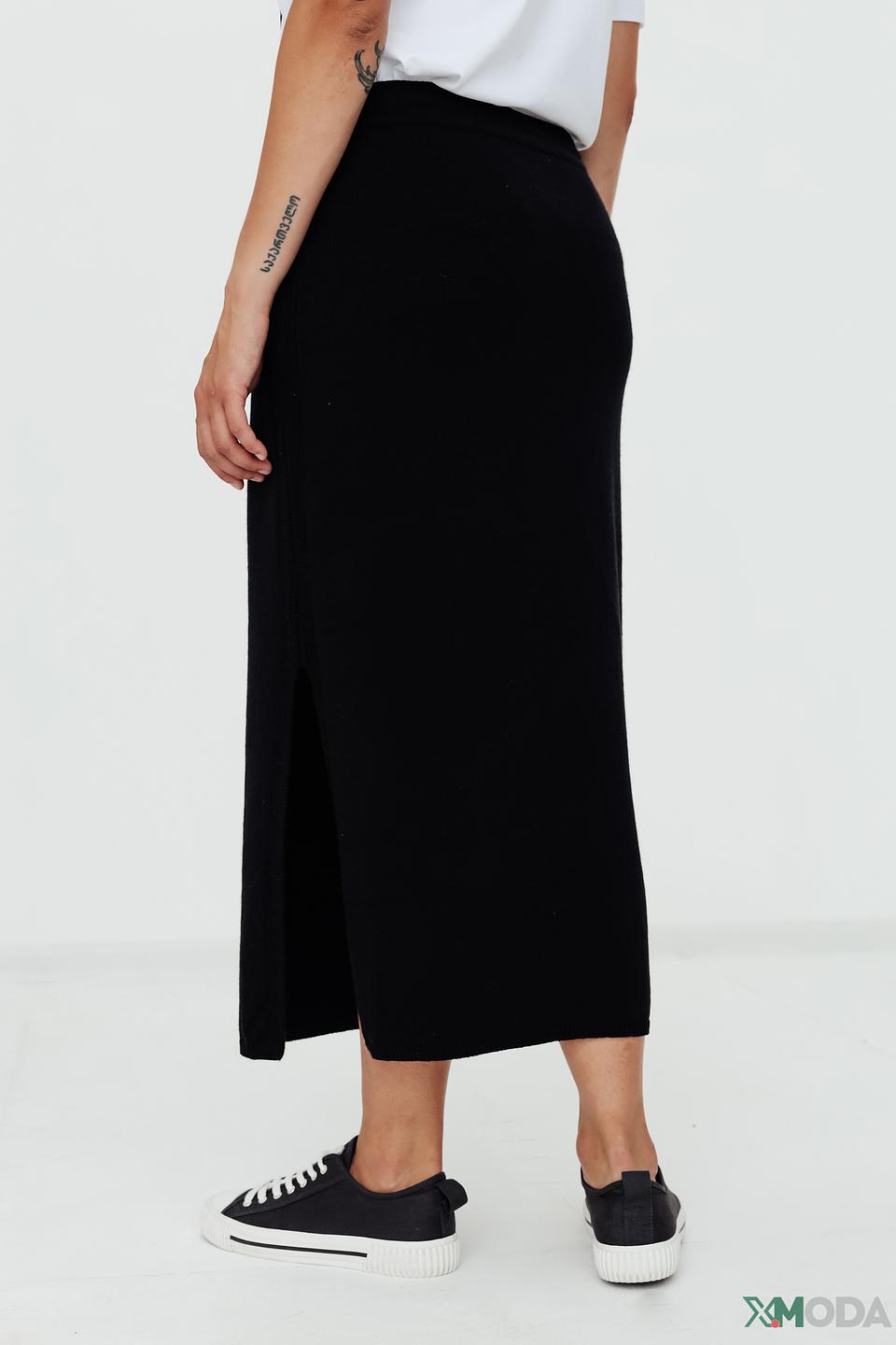 Юбка Oui чёрная миди