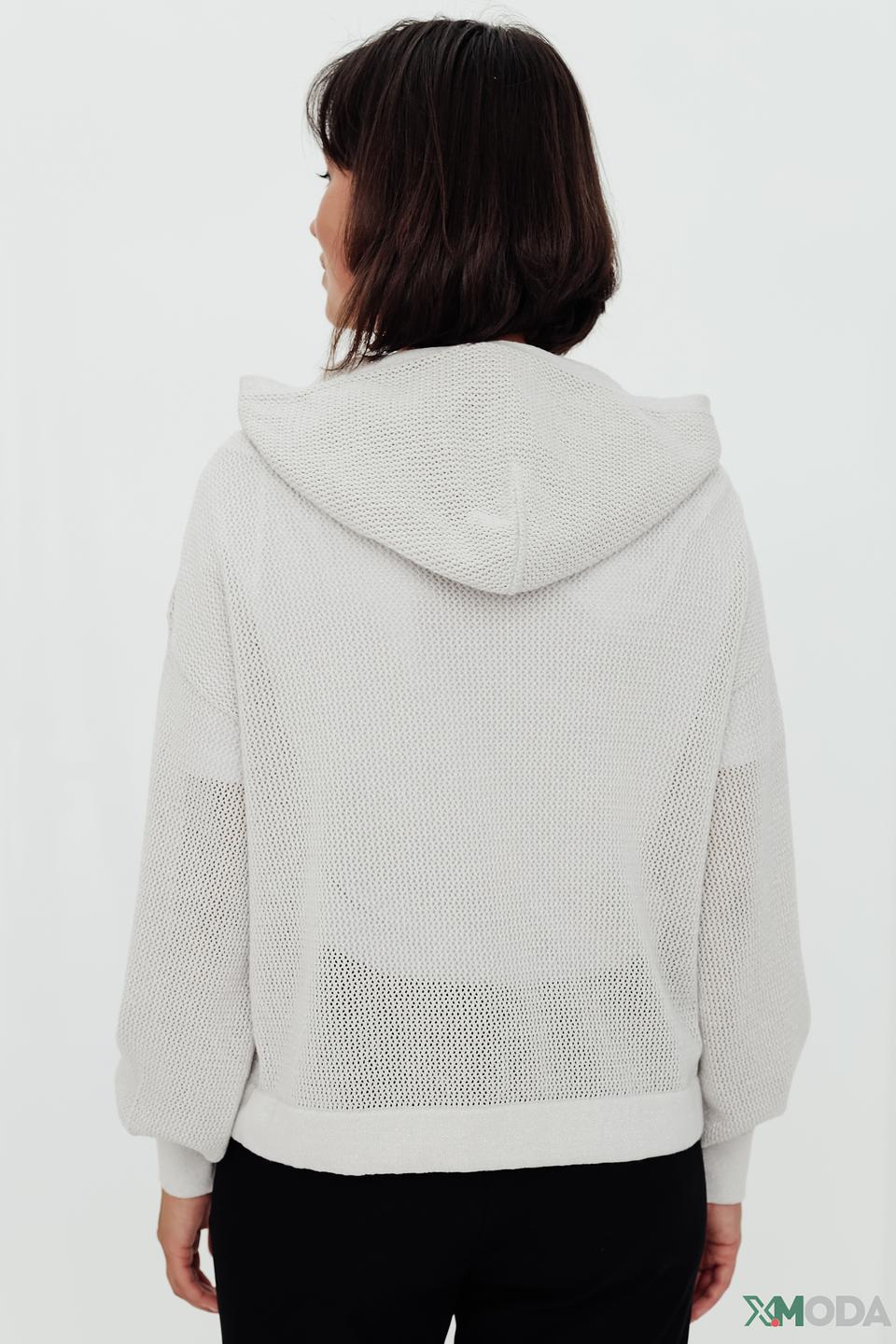 Жакет Monari с сетчатыми вставками бежевый