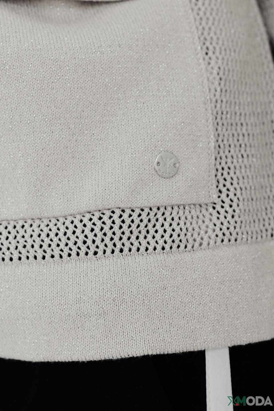 Жакет Monari с сетчатыми вставками бежевый