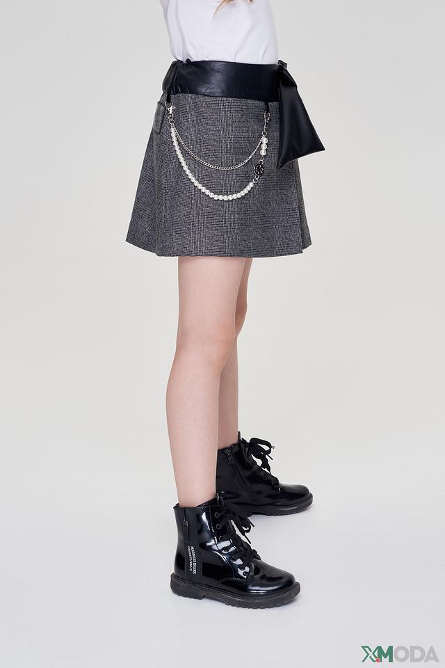 Юбка Choupette в клетку с поясом