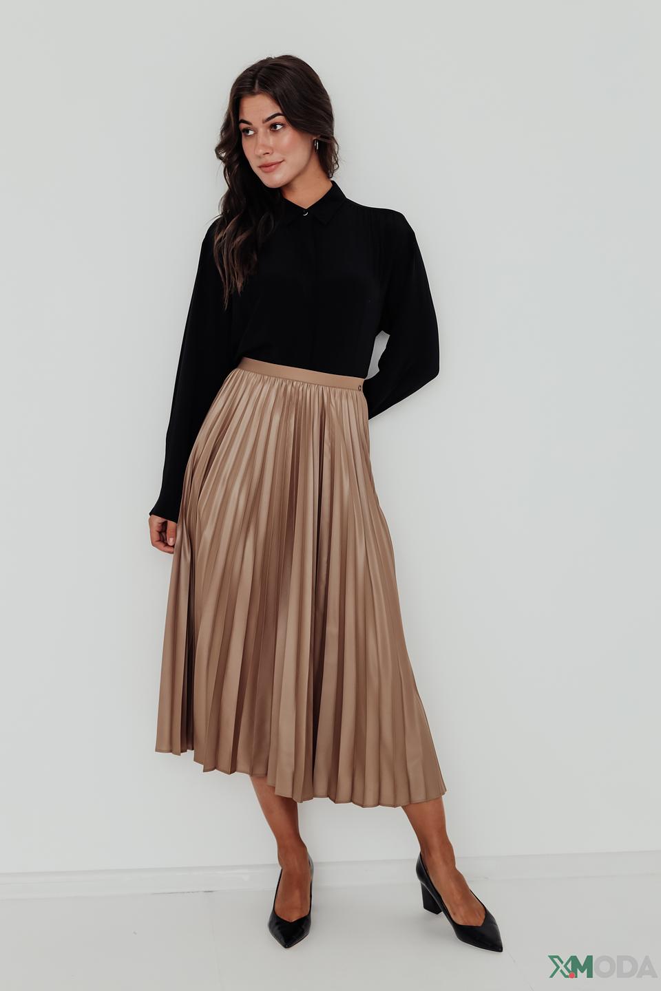 Блуза Boss Black чёрная с воротником