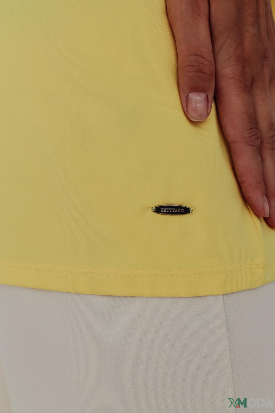 Футболка Betty and Co жёлтая