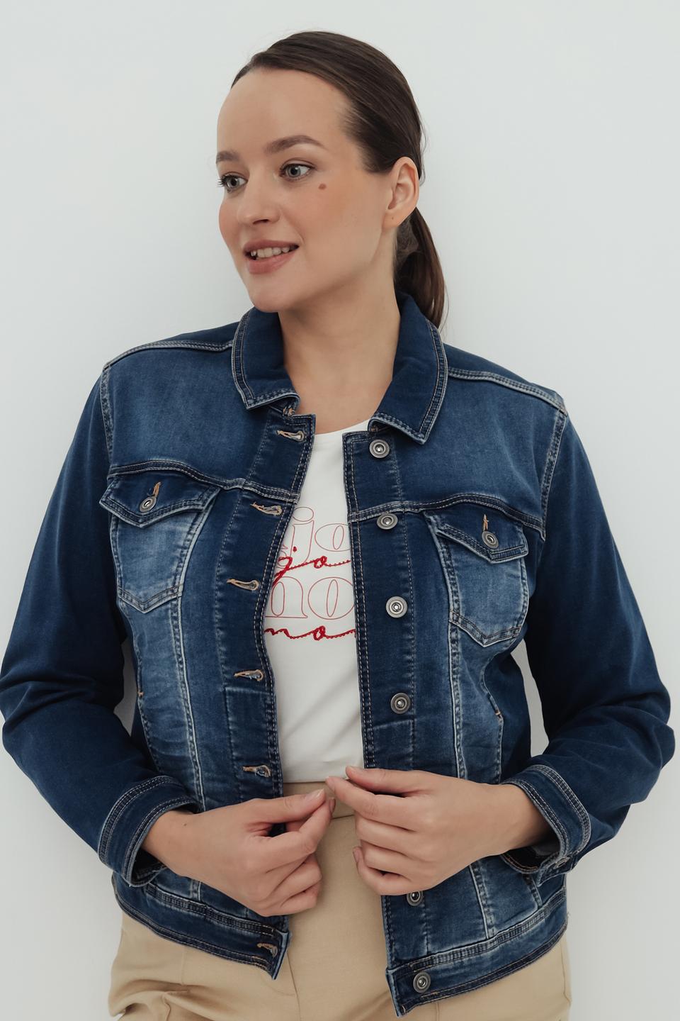 Жакет Via Appia джинсовый синий