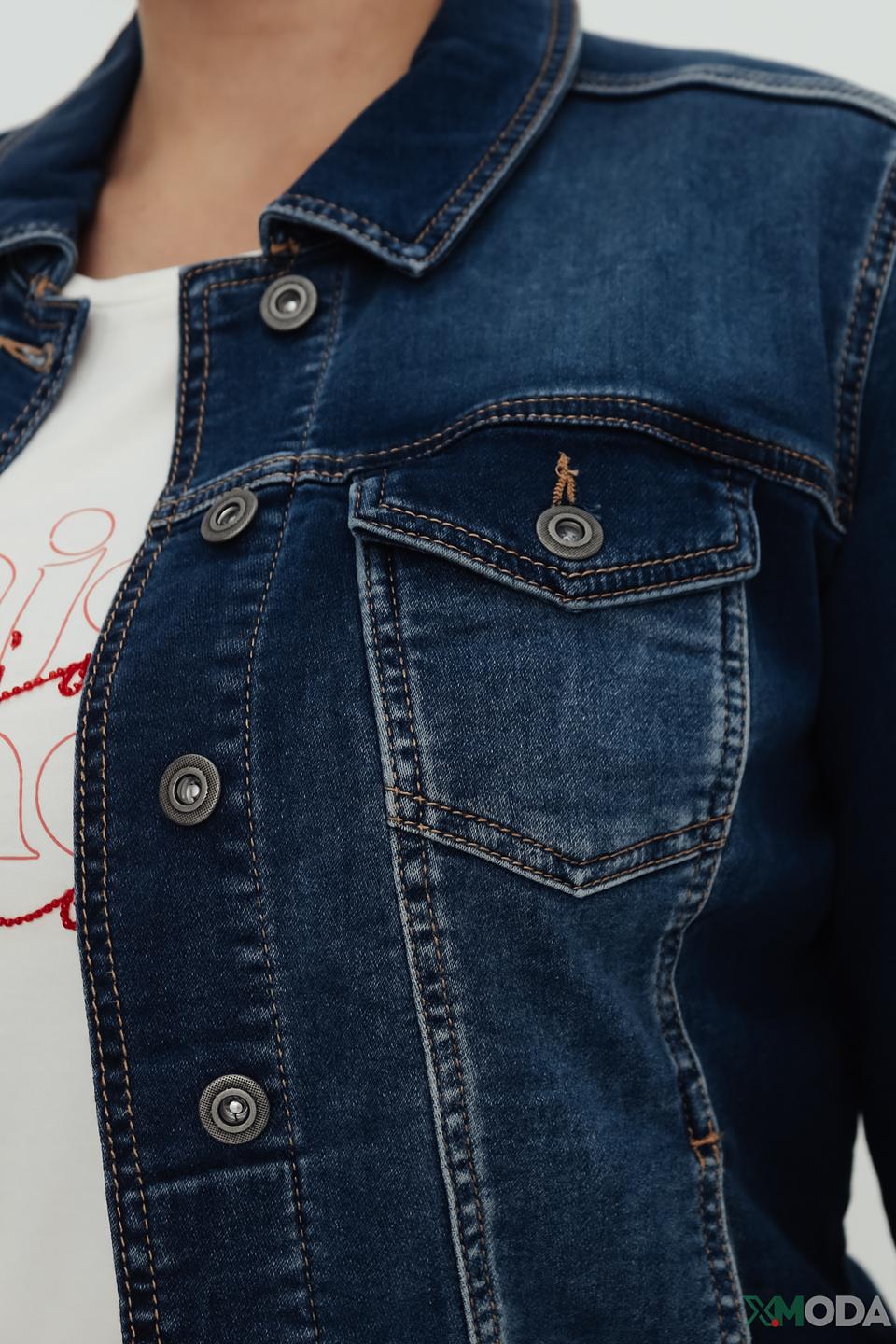 Жакет Via Appia джинсовый синий