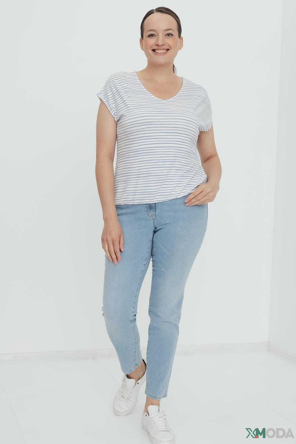 Футболка Lebek в полоску