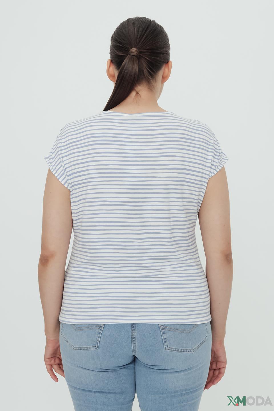 Футболка Lebek в полоску