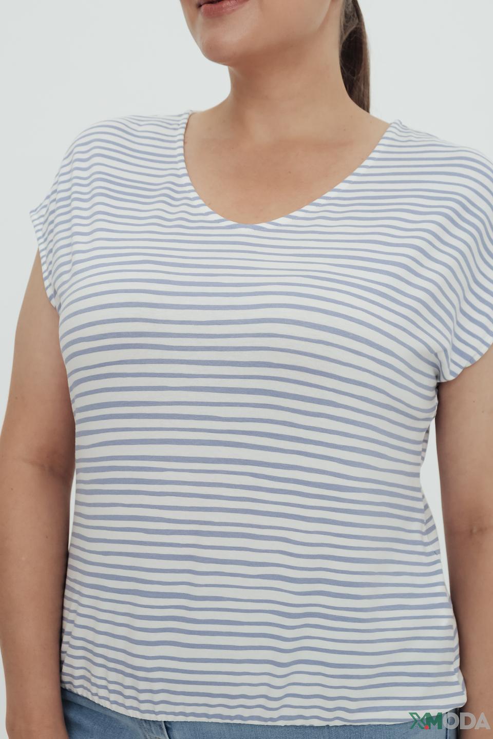 Футболка Lebek в полоску