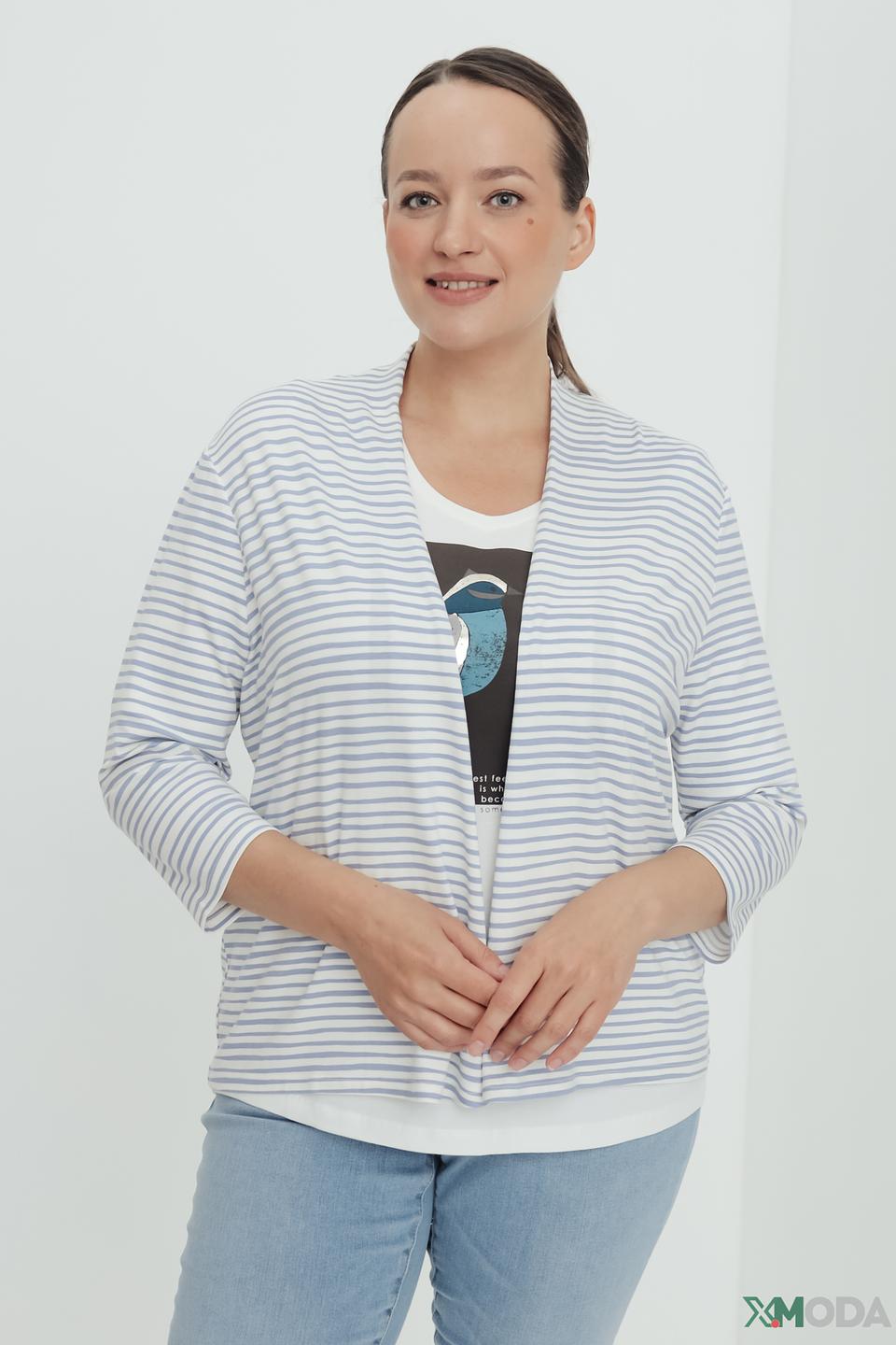 Кардиган Lebek в полоску