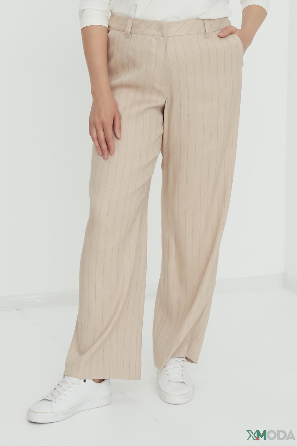 Брюки Gerry Weber в полоску бежевые