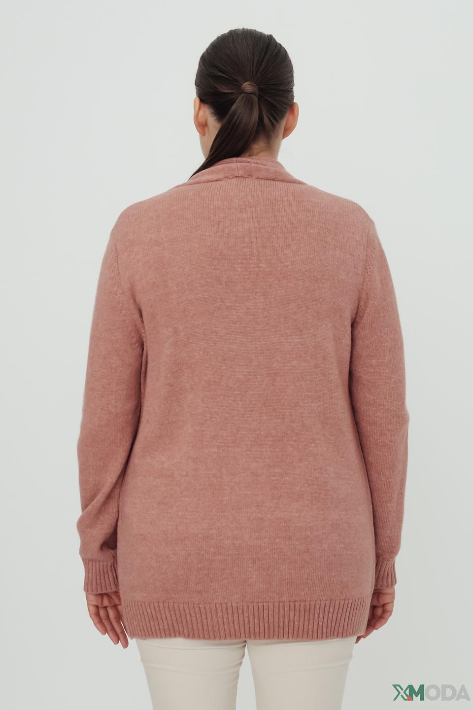 Кардиган Lebek вязаный персиковый