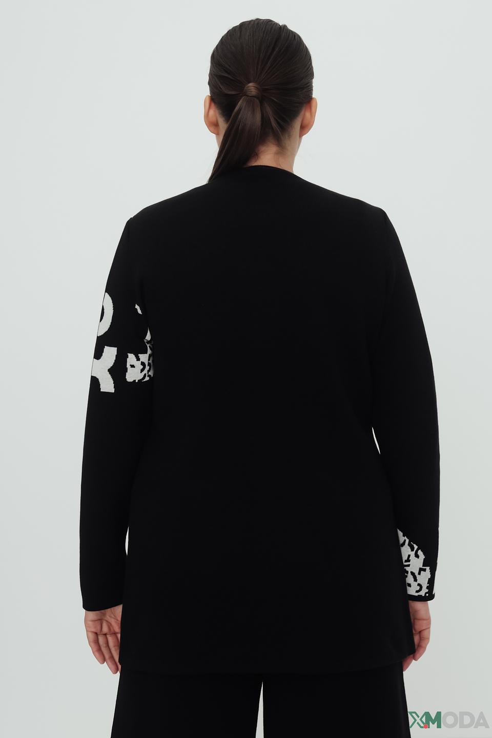 Жакет Rabe collection с принтом чёрный