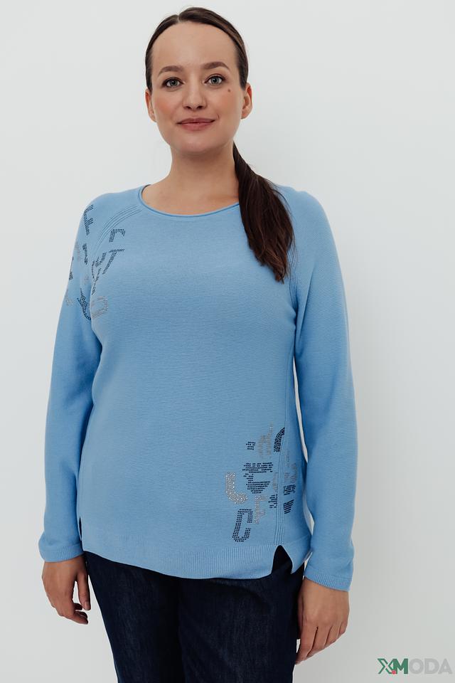 Пуловер Thomas Rabe голубой с декором
