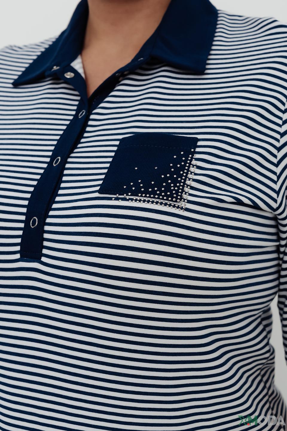 Поло Rabe collection в полоску