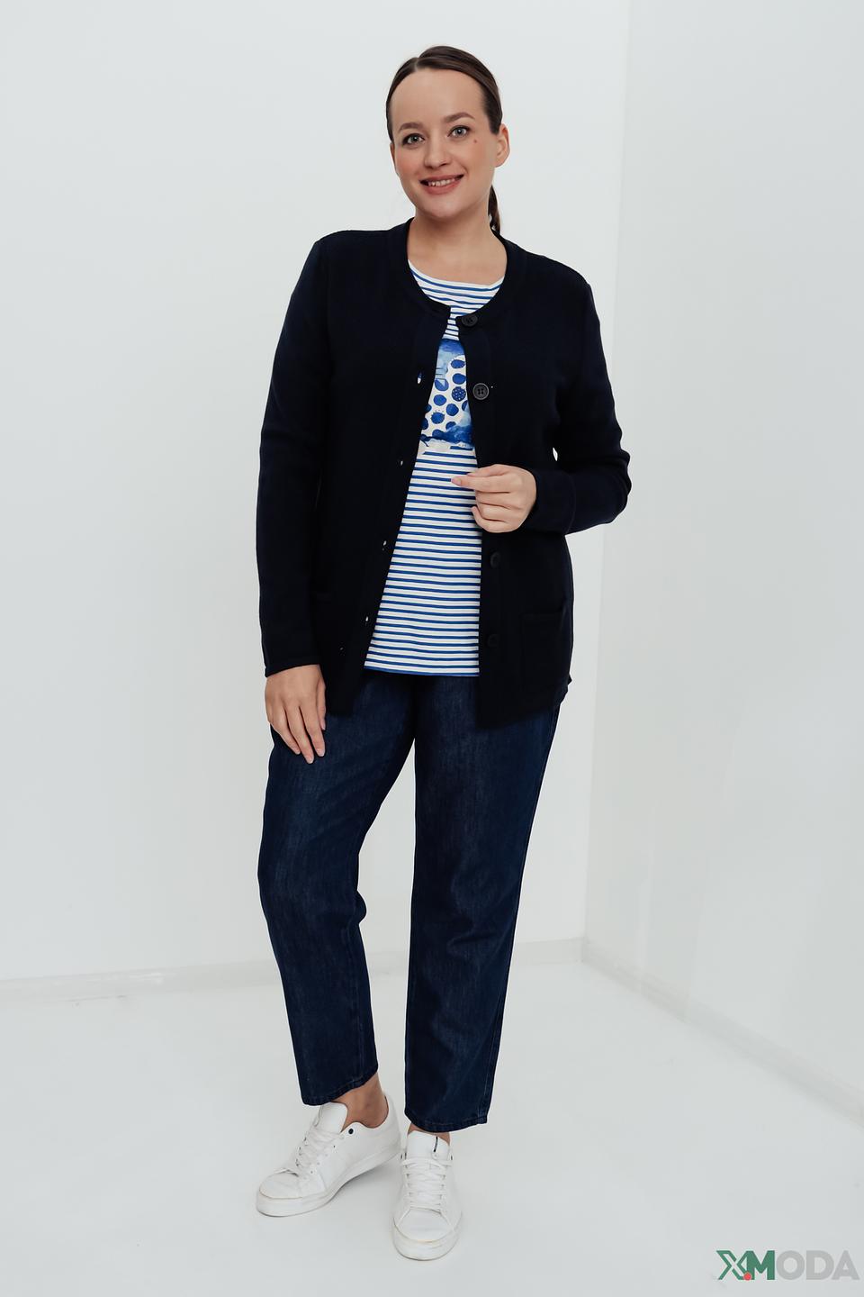 Жакет Lebek приталенный чёрный