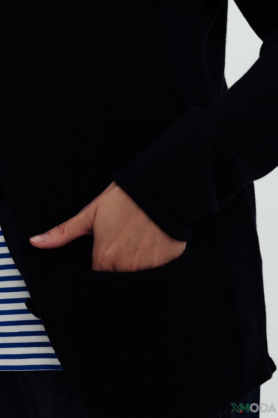 Жакет Lebek приталенный чёрный