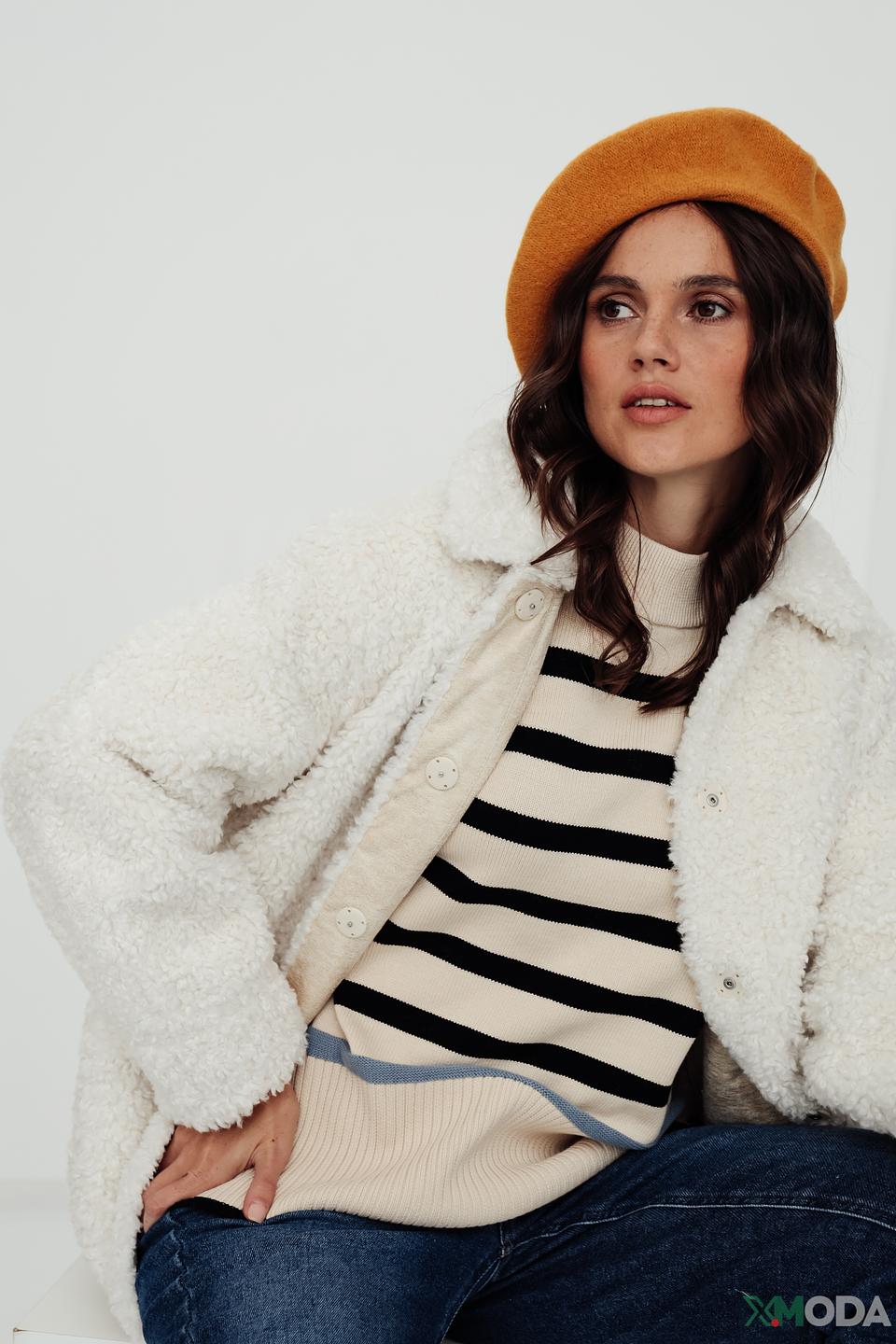 Берет Seeberger горчичный