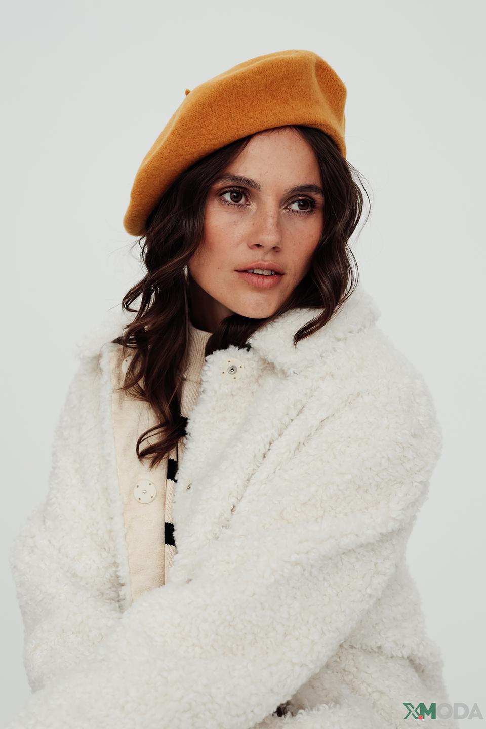 Берет Seeberger горчичный