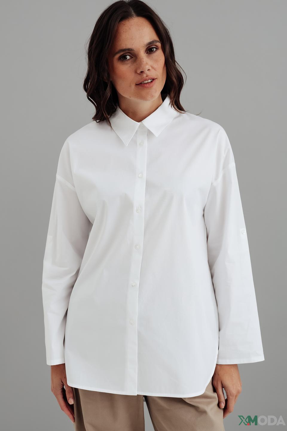 Рубашка Tuzzi оверсайз белая