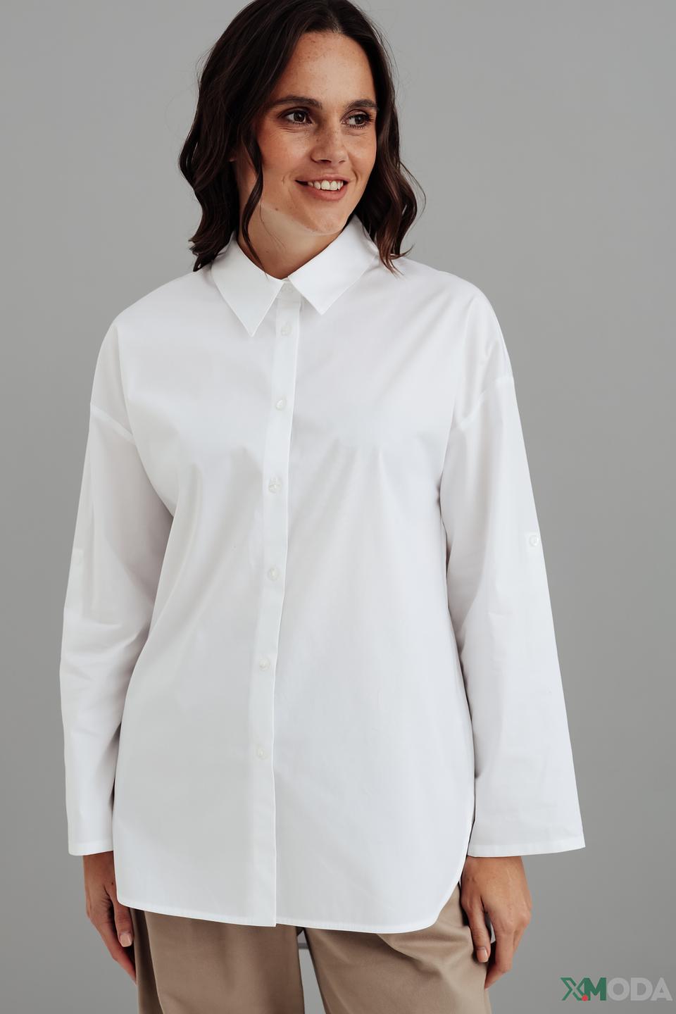 Рубашка Tuzzi оверсайз белая