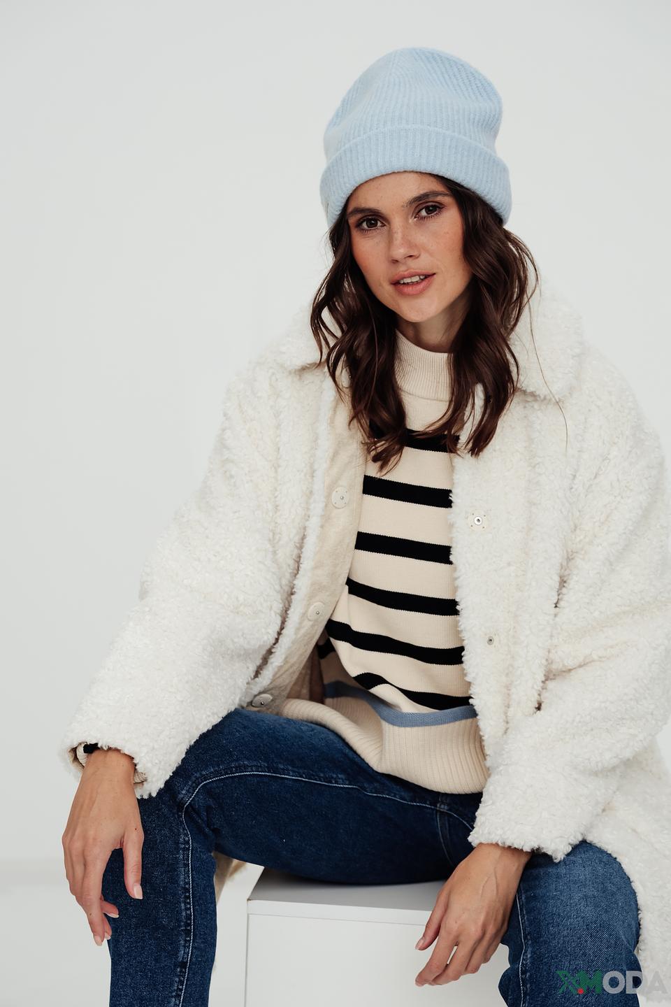 Шапка Seeberger голубая