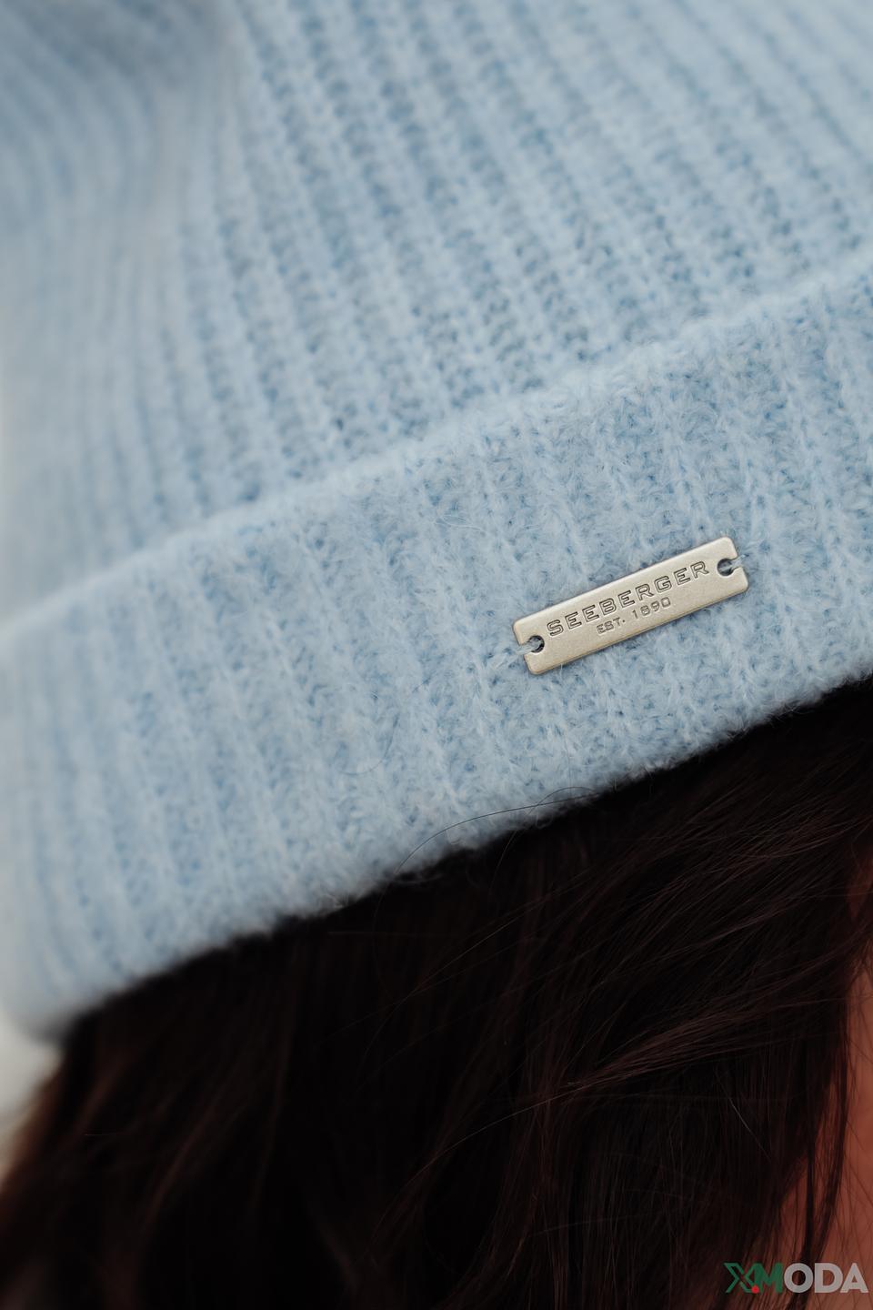 Шапка Seeberger голубая