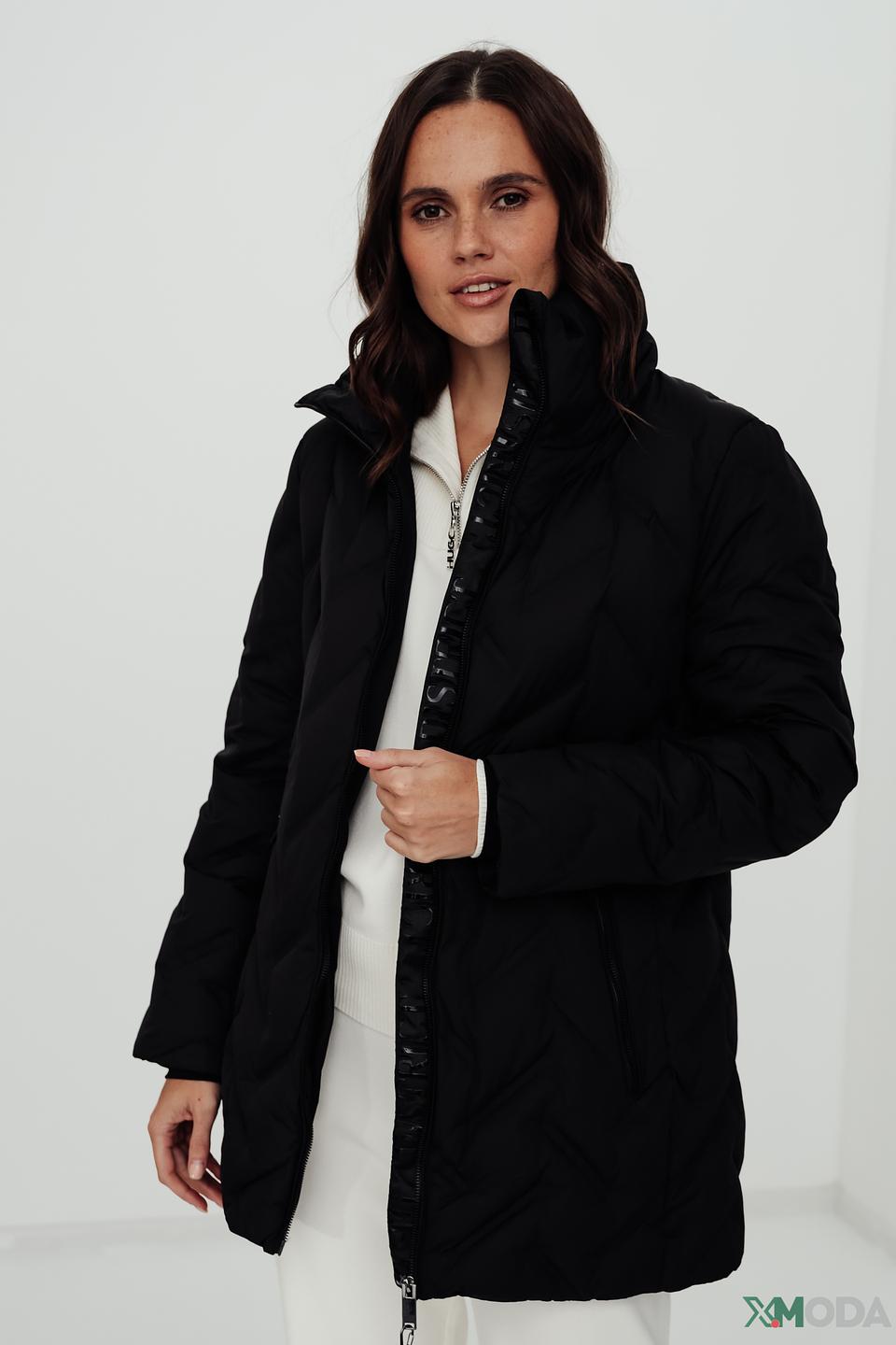 Куртка District стеганая чёрная