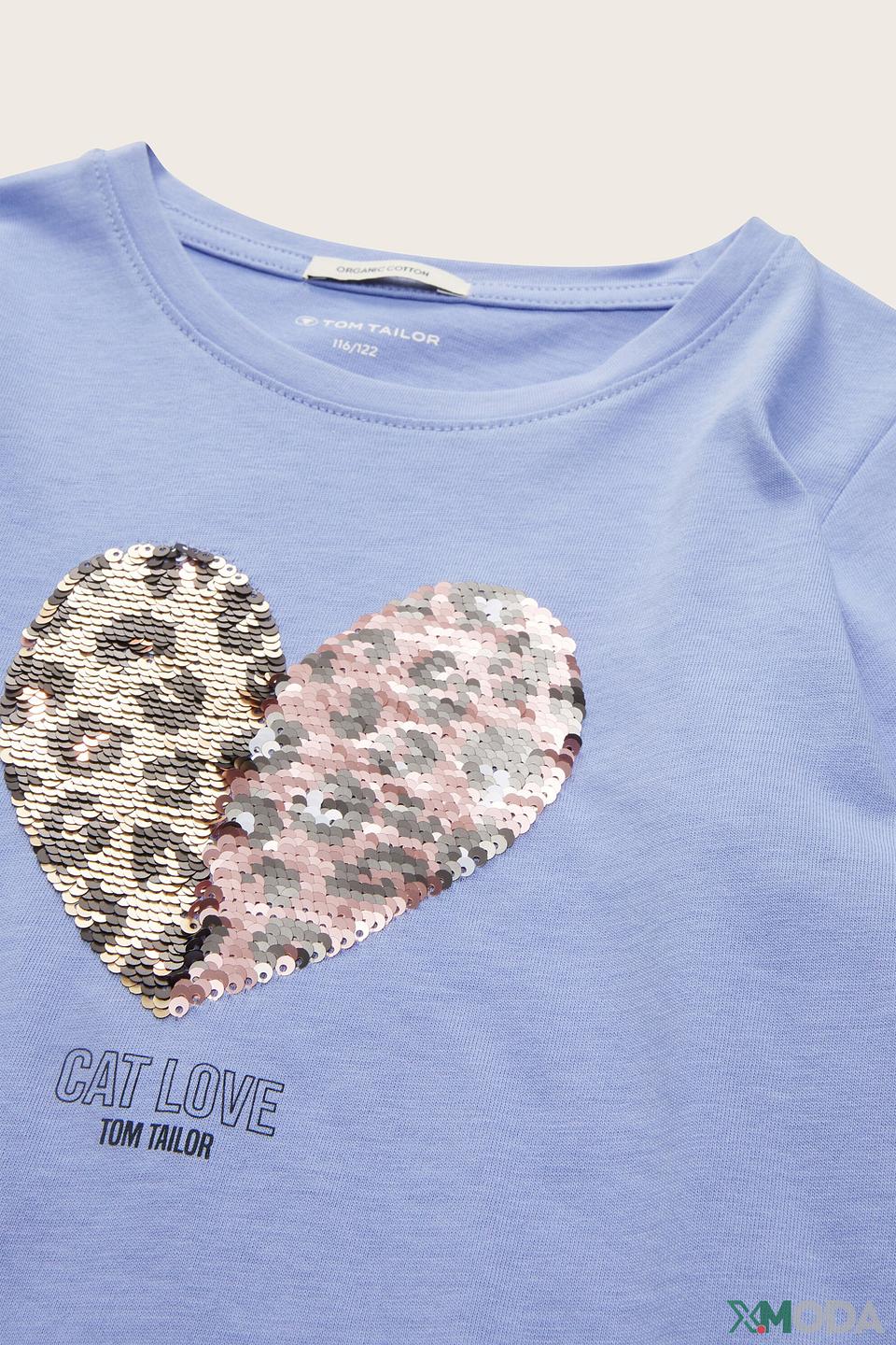 Футболка Tom Tailor с сердцем