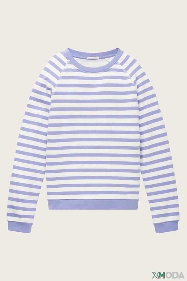 Джемпер Tom Tailor в полоску лавандовый