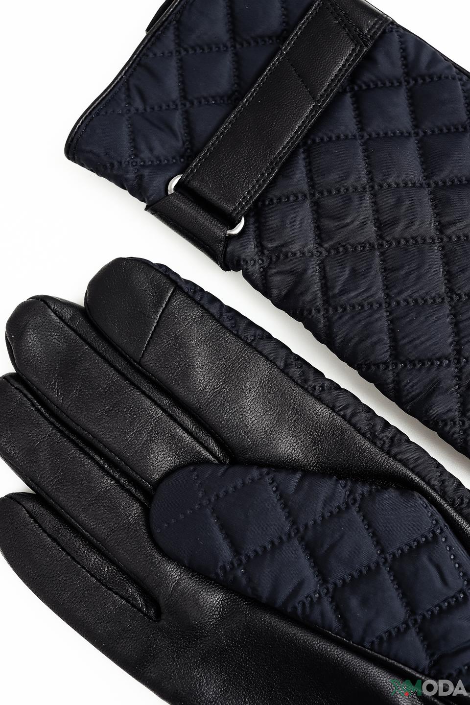 Перчатки Roeckl стеганые чёрные