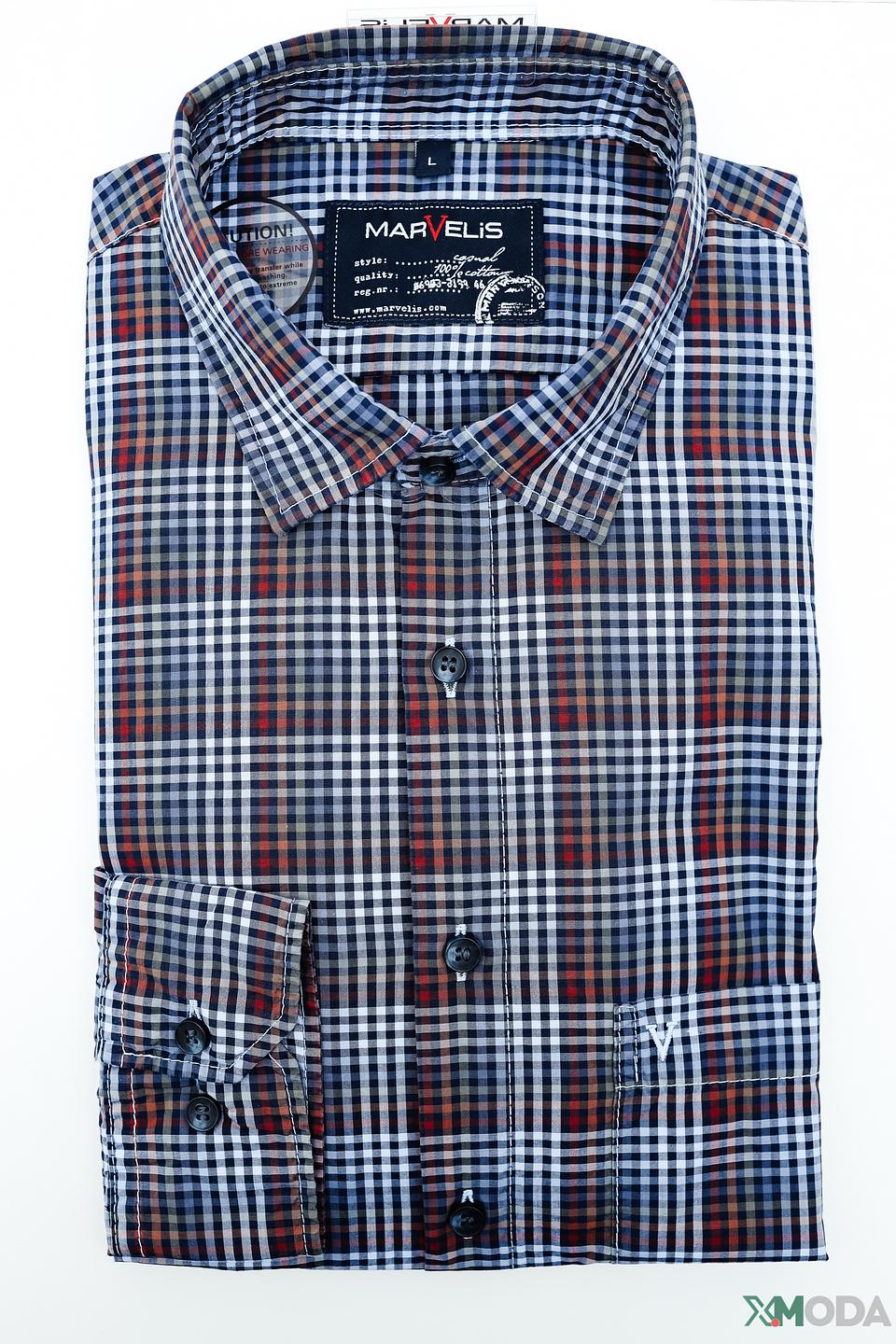 Рубашка дл Marvelis в клетку