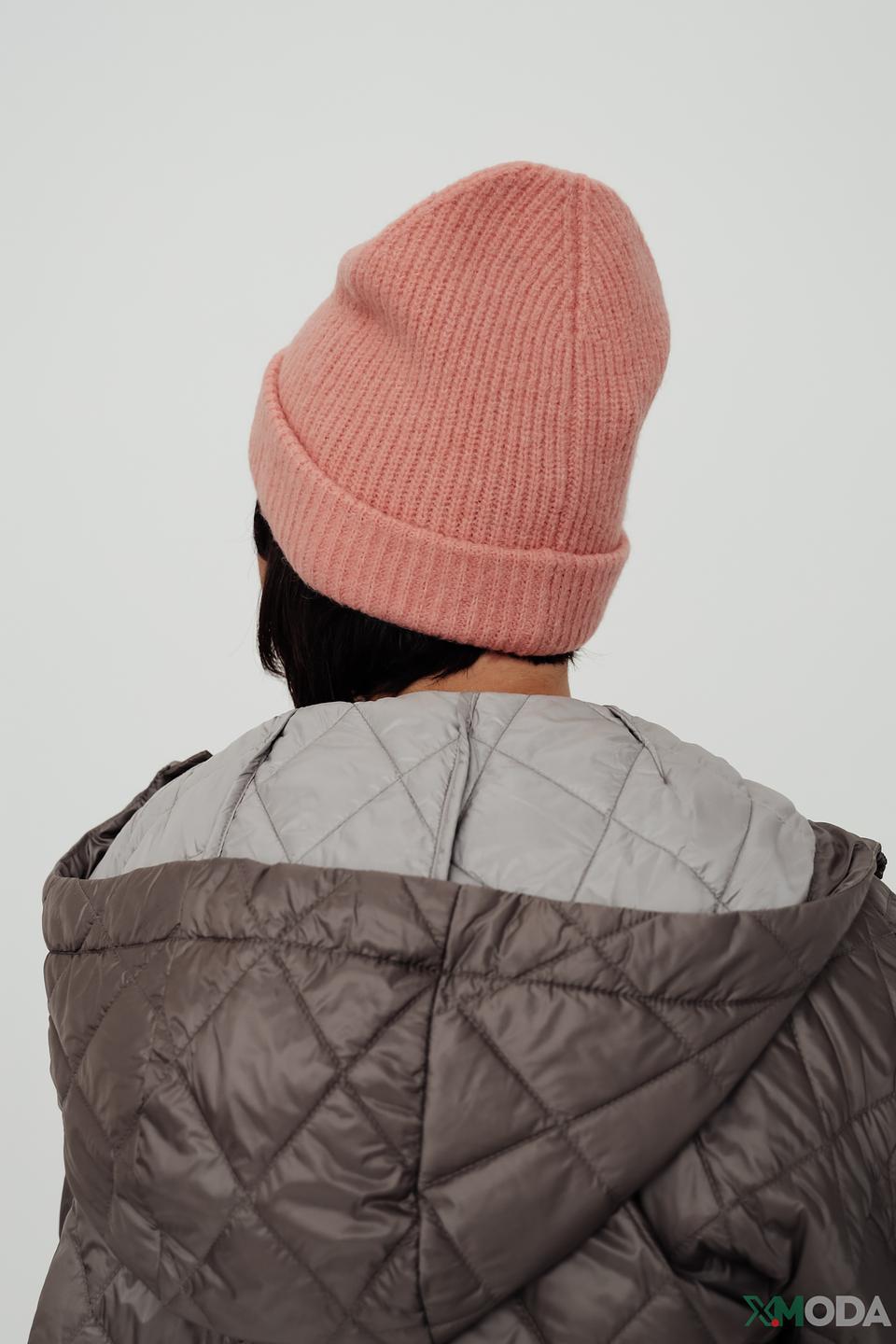 Шапка Seeberger вязаная розовая