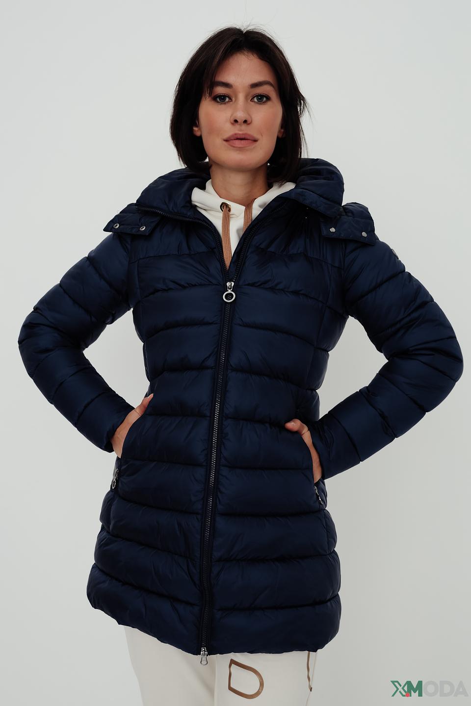 Пальто Bugatti стеганое синее