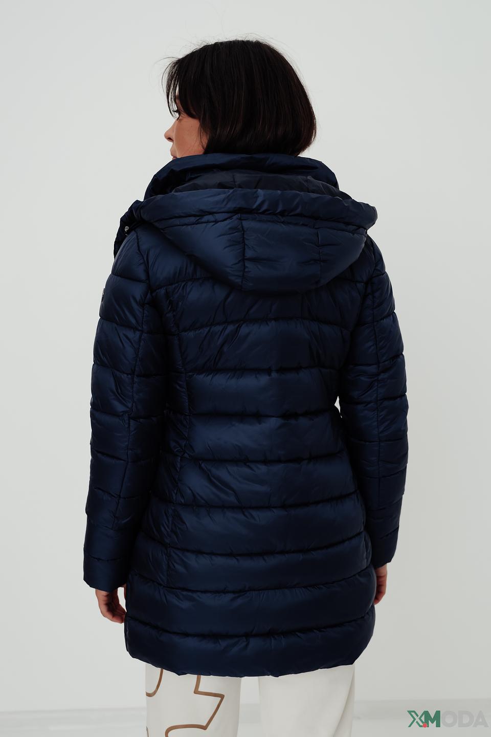 Пальто Bugatti стеганое синее